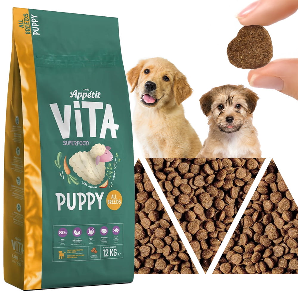 Comfy Appetit Vita Puppy Lamb Karma Sucha Dla Szczeniąt Jagnięcina 12kg